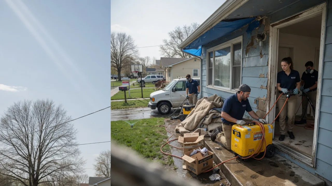 Basement Flood Cleanup in Shumway, IL near me